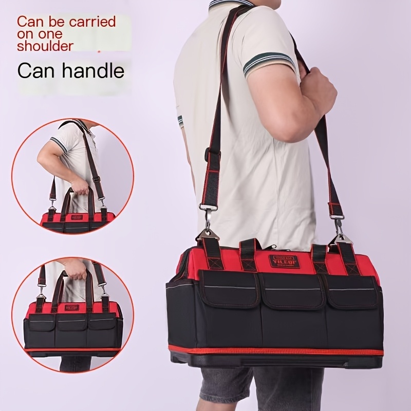 Home Improvement Services - Una borsa portautensili rossa per elettricisti,