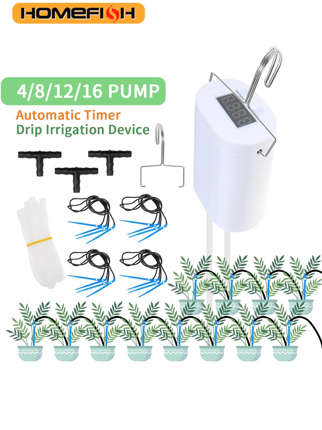 Home Improvement Tool Time - HOMEFISH Automatico Pianta Fiore Pompa di