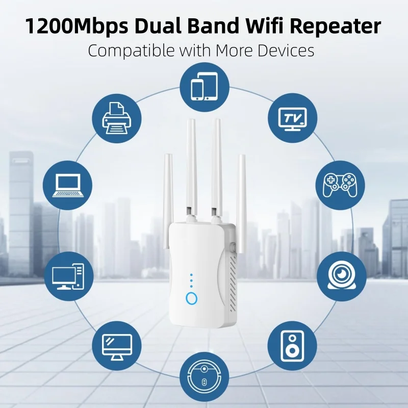 Home Improvement And Hardware - Ripetitore WiFi Dual Band 1200Mbps, Estensore